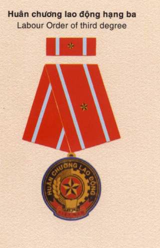 Huân chương lao động hạng ba năm 1987